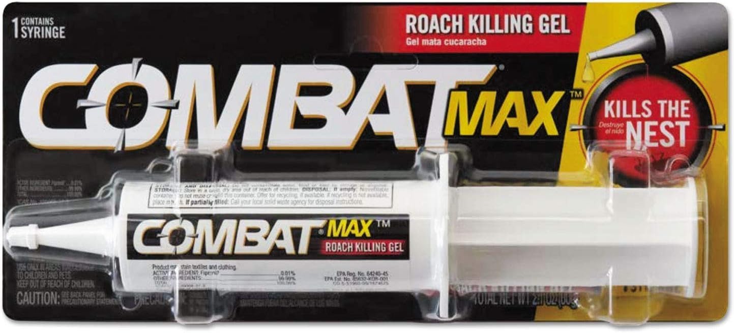 Combat Source Kill Max Roach Killing Gel, 60 Grams (Pack of 4) , Combat-fj3g