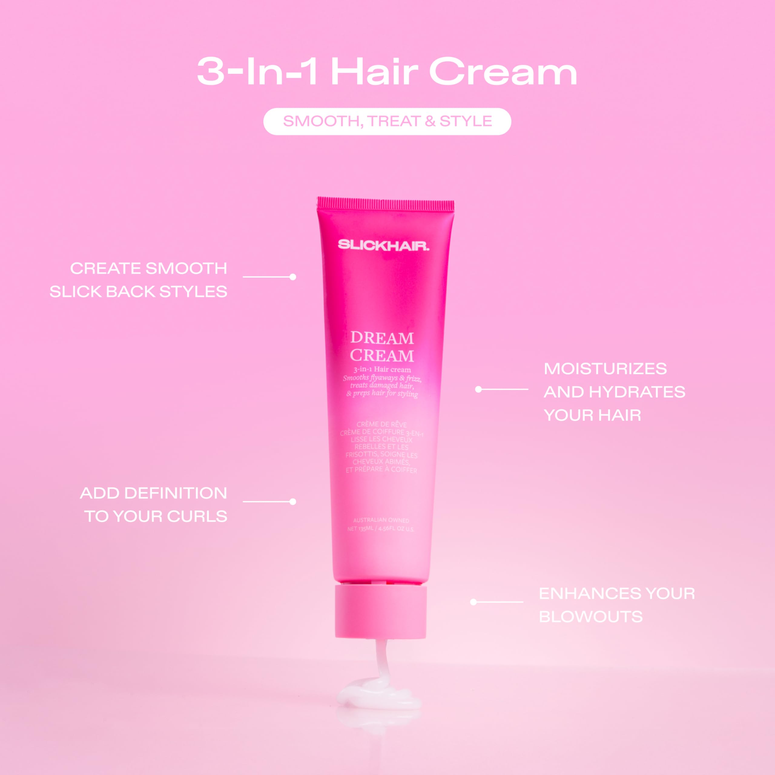 ☆　パル様│クリーム３&ローション１ Amazon.com: SlickHair Dream Cream, 3-in-1 Hair Styling Cream for
