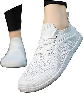 Barfuß-Sneaker für Damen mit breiter Zehenbox atmungsaktive Freizeitschuhe Flexible Sohle für optimalen Komfort den ganzen