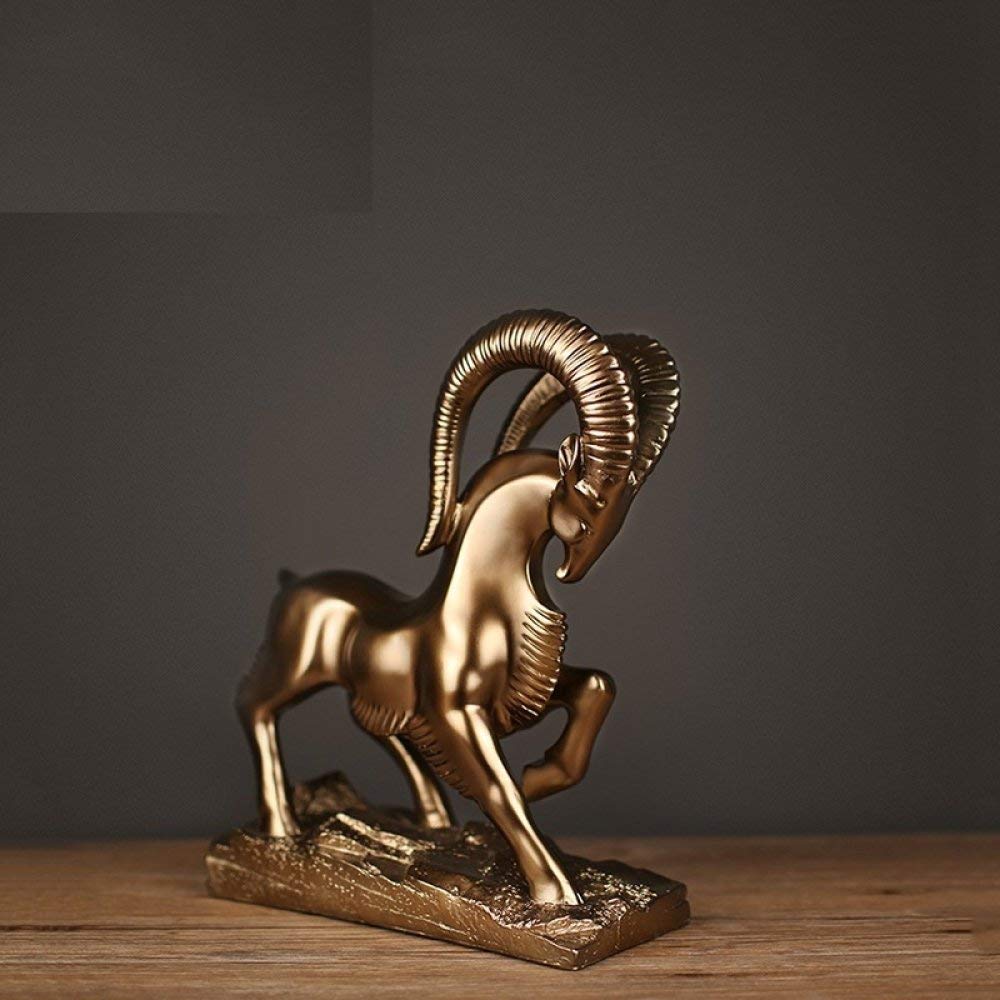 Figurines antilope couple collection : cadeau d'art idéal pour mariage et famille