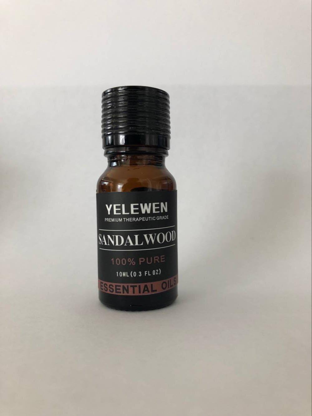 Yelewen Aromatherapy Sandalwood Essential Oils 100% Pure Organic & Therapeutic Grade Scented Oils 10ml Perfect for Diffuser, Meditation, Relaxation, Sleep, Cosmetics, Soaps, Candles, Skin Care & More