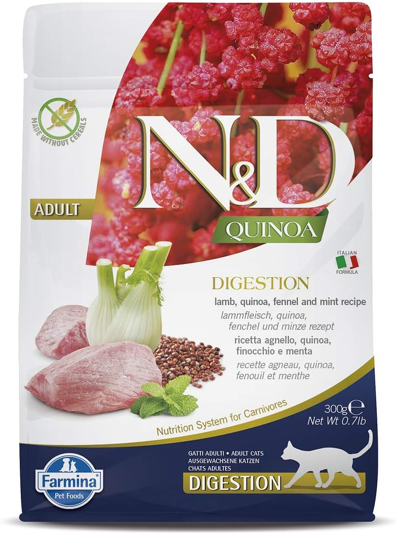 Quinoa Digestion Agneau & Fenouil Chat Adulte - 300 grammes