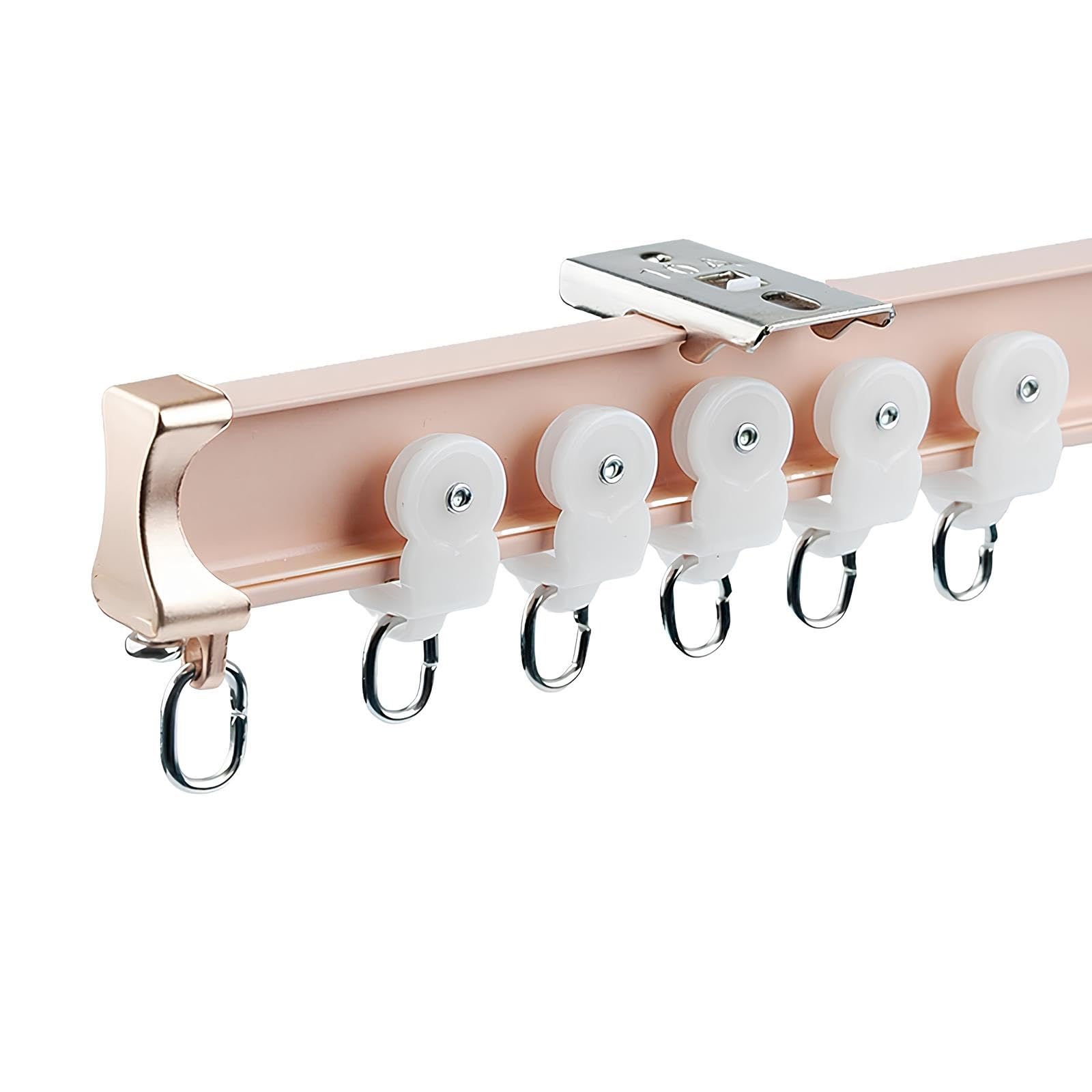 Rail de plafond en aluminium flexible rouge de 1,6 m idéal salle de bain moderne