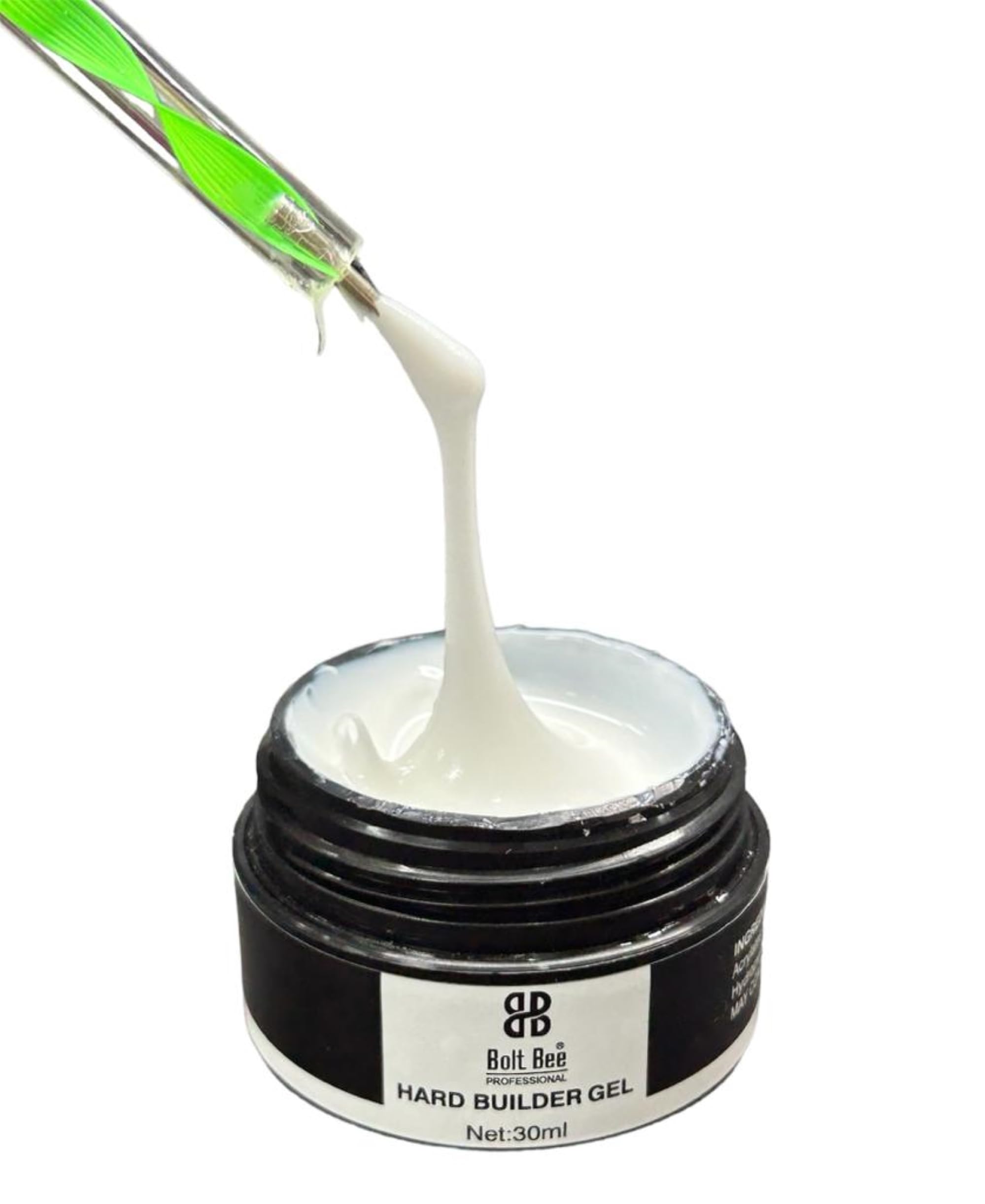 BOLT BEE LED/UV Hah builder Gel for Quick Building Nail Extension for professionals 15ML (white)-image-49