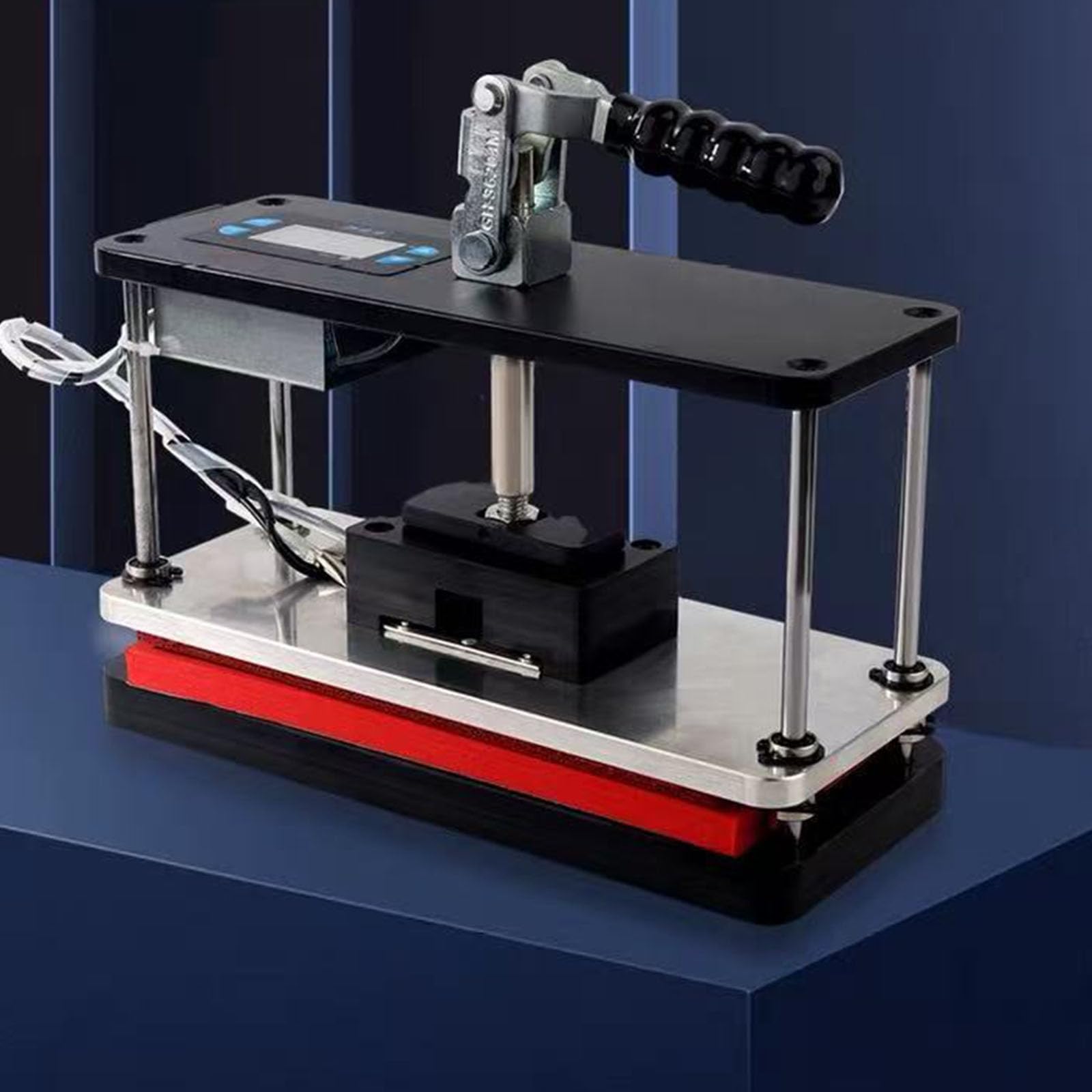 Manuelle Hebelversiegelungs Telefon Heizdruckmaschine für die Reparatur der Telefon Bildschirmrückseite mit Silikonpufferplattform Mobile Reparaturausrüstung
