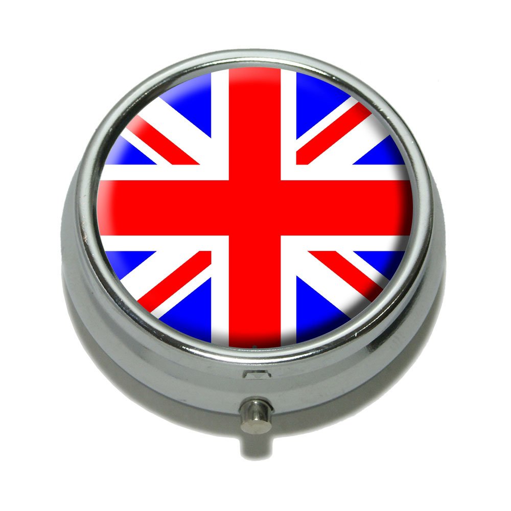 Britain British Flag Pill Case Trinket Gift Box