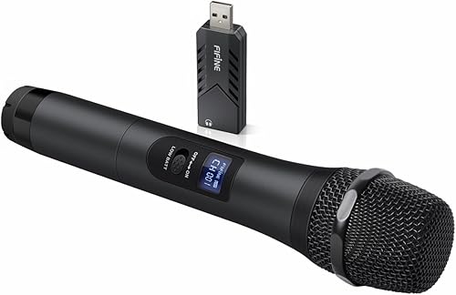 Kabelloses Mikrofon FIFINE USB-Mikrofon UHF Dynamisches Handmikrofon
mit USB-EmpfA nger Ausgang Mac oder fA r Singen Podcasting und Aufnahme
K026 : DJ- und VJ-Equipment