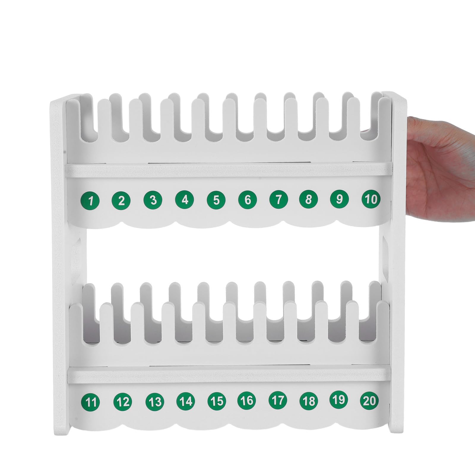 CALLARON Supporto per Telefoni Cellulari con Base Stabile in Plastica a 2 Livelli Organizer Multifunzionale da Scrivania per Ufficio e Aula