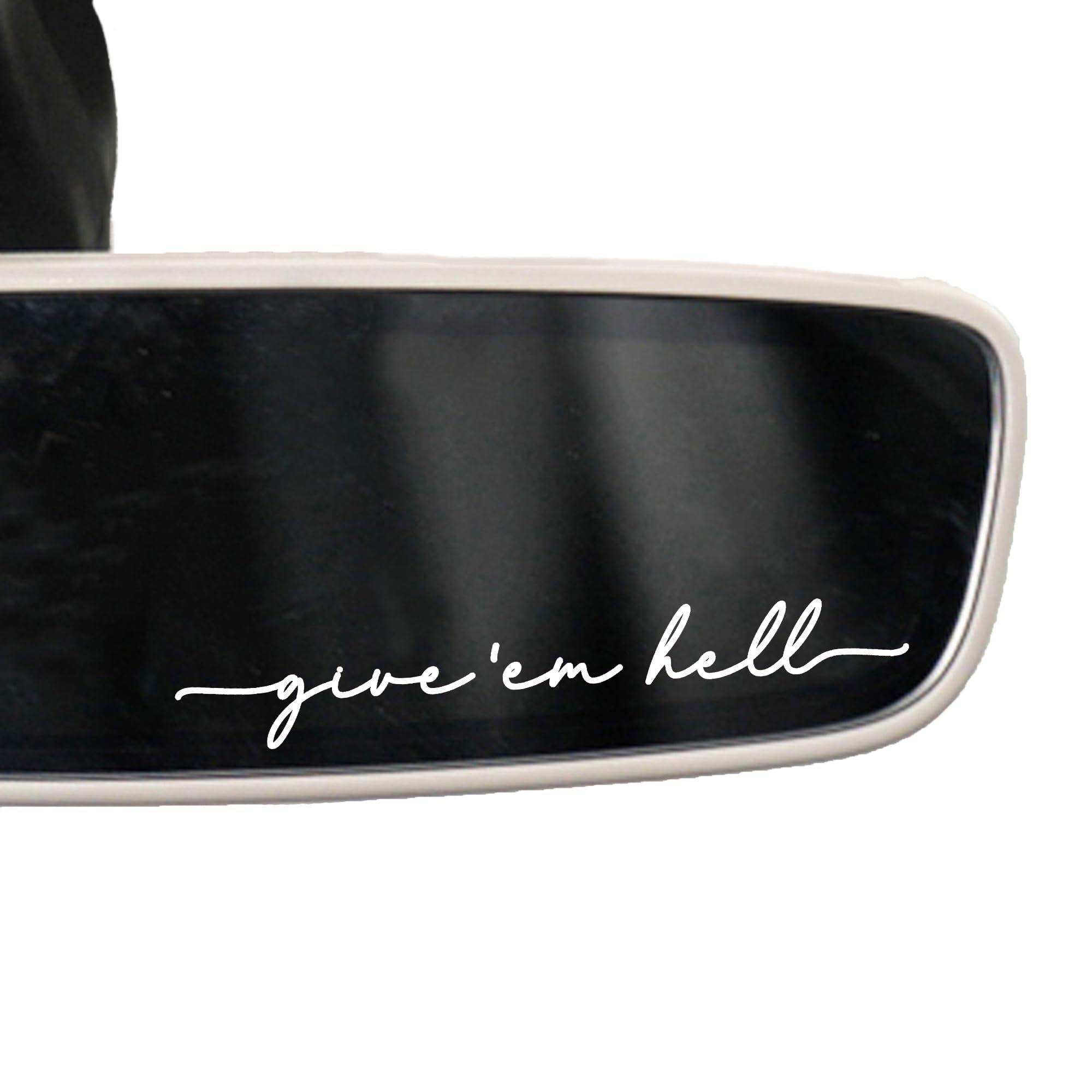 3 x Car Rear Mirror Vinyl Decal Stickers Water Bottle Decor Cute Laptop Sticker Aesthetic Tumbler Positive Affirmation Decal Car Rearview for Women