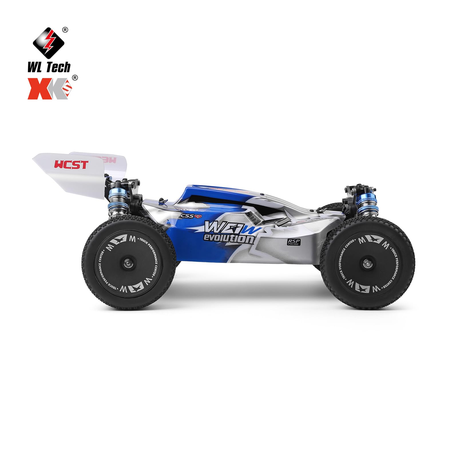 HUIOP 144011 Coche de Control Remoto 1/14 2,4 GHz 65 KM/H Coche Todoterreno de Alta Velocidad Vehículo 4WD Regalos para Adultos,Coche teledirigido 4WD