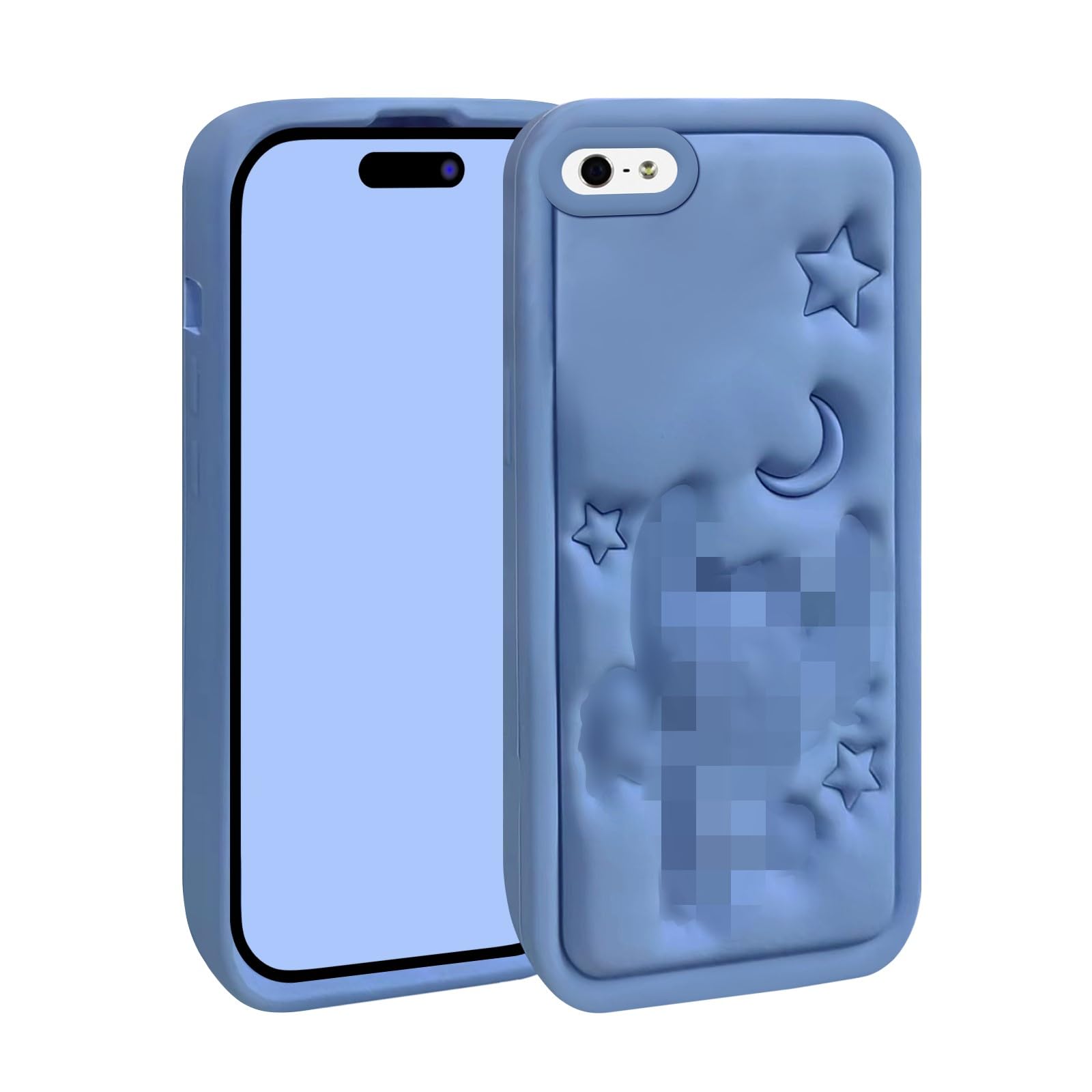 Compatible With iPhone 5S 5 5C SE 1ST Case,Cute 3D Cartoon Unique Soft Silicone 3D Character Shockproof Anti-bump Protector Boys Kids Gifts Cover Housing Skin For iPhone 5S/ 5/5C/SE 1ST