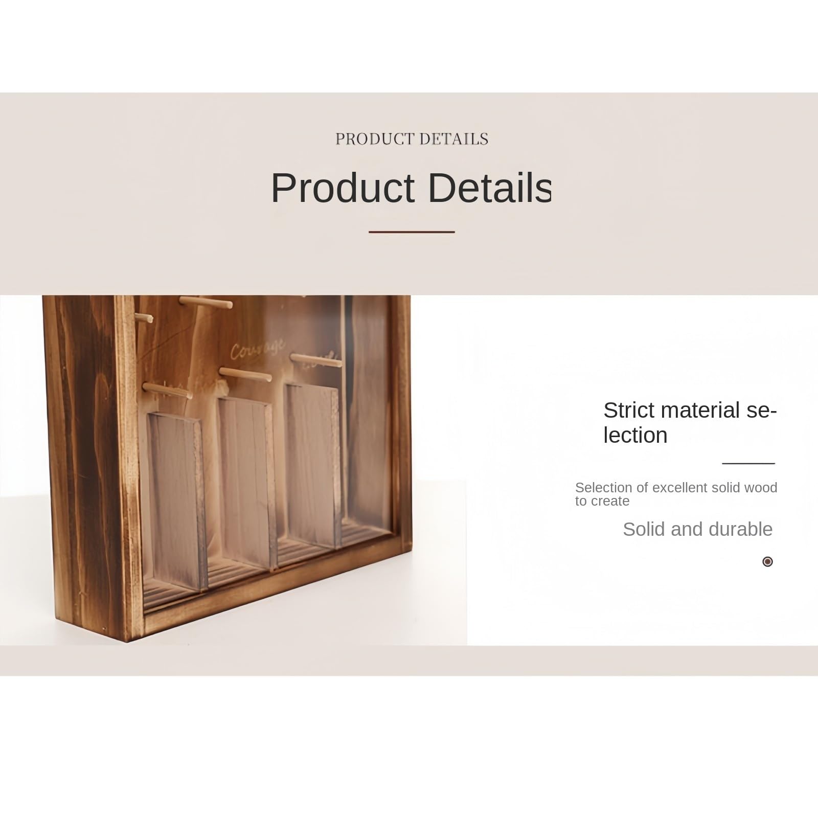 Sacacorchos Abridor de Botellas Pared Madera Maciza con función magnética for Cocina y Bar Herramienta Cocina(Bruin)