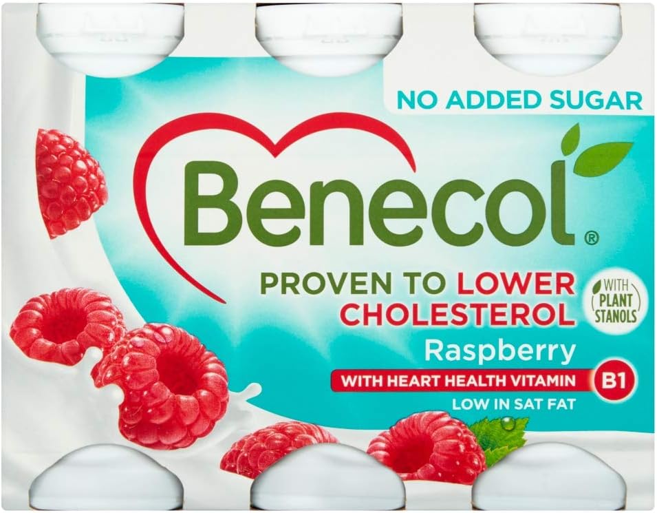 No Added Sugar Raspberry Yogurt Drink, 6x67.5g