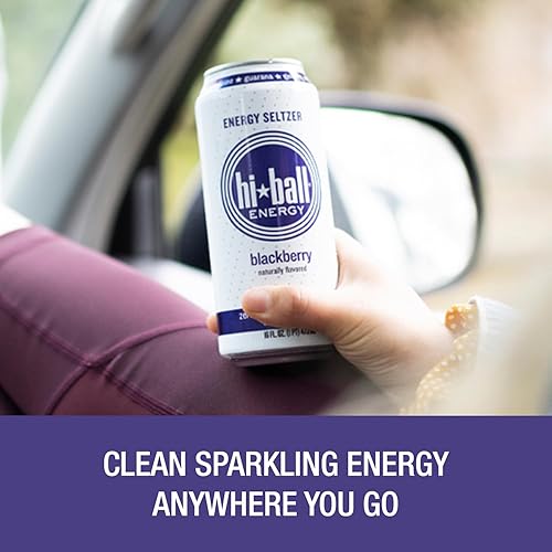 Miniatura 25 de Hiball Energy - Seltzer energético de sandía, sin azúcar ni calorías, 8 unidades de 16 onzas líquidas.