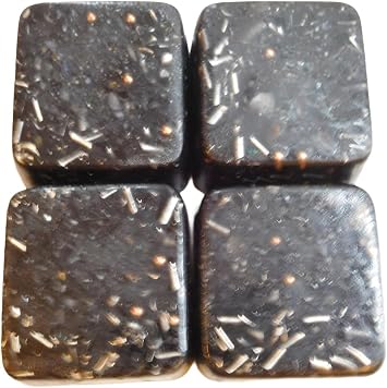 4 Mini Cube Tower Busters Carbon Black Orgone Many Beautiful Ingredients!