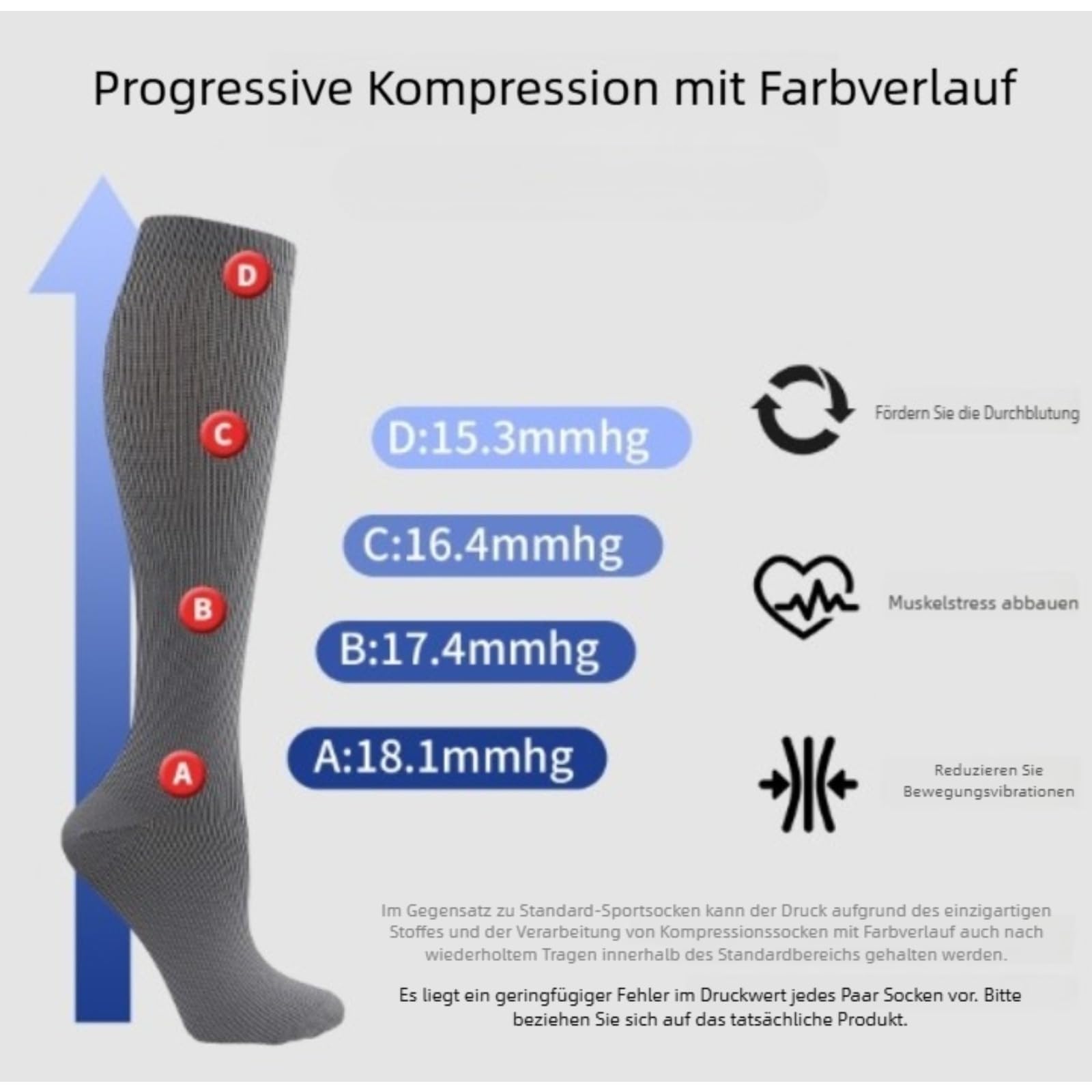 Mevery - Classic Kompressionsstrümpfe Für Damen & Herren, 3 Paar Für Sport, Reisen & Alltag