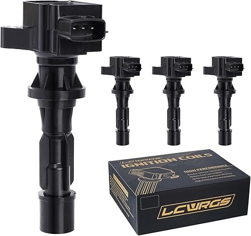Juego de 4 bobinas de encendido para Mazda 3, Mazda CX-7, Mazda CX7, Mazda 6, MX-5, 2006, 2007, 2008, 2009, 2010, 2011, 2012, 2013, paquetes de