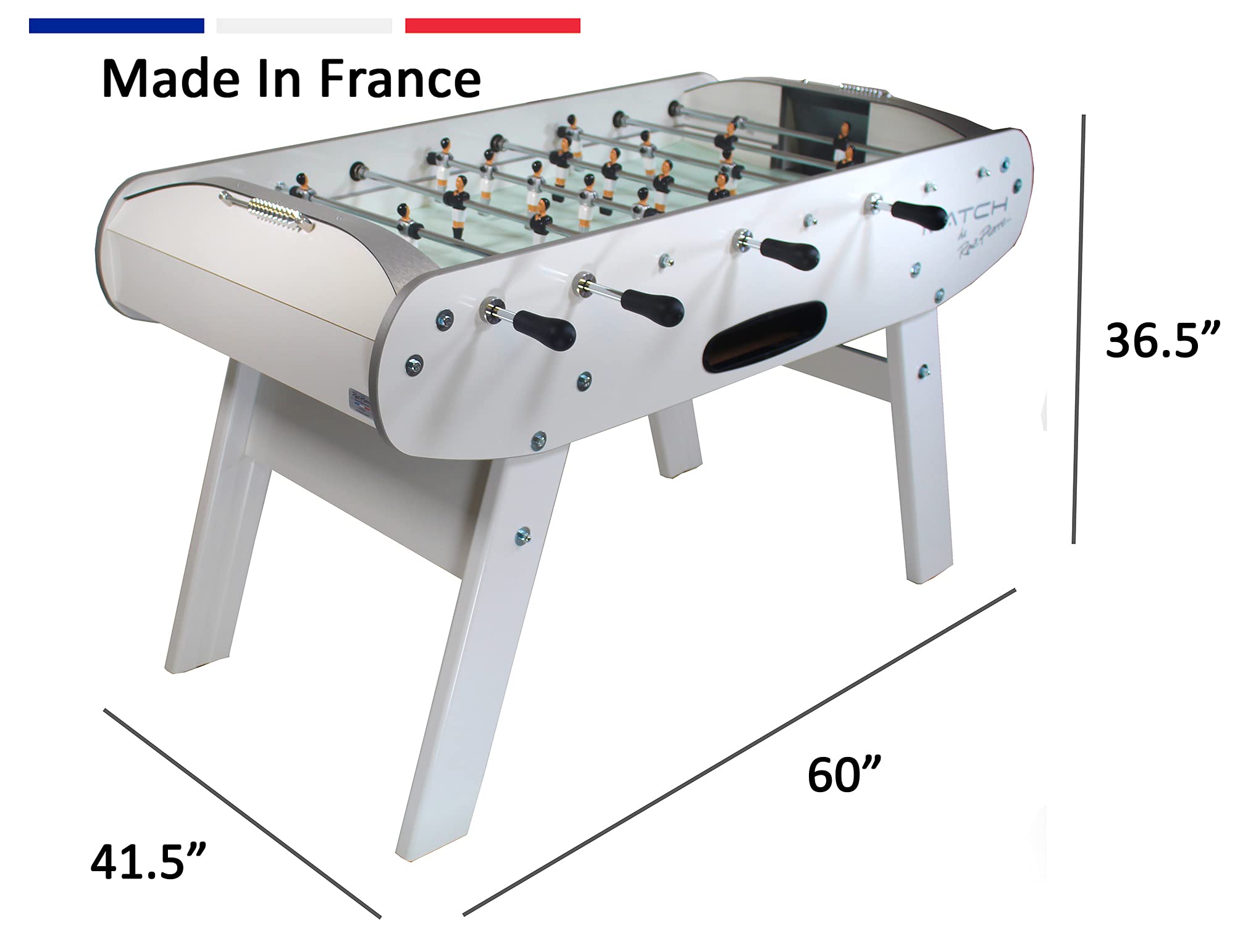 Rene Pierre Match Blanc Foosball Table Made in France