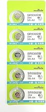 Murata SR936SW (394) Silver Oxide Battery, 1 Sheet (Pack of 5)