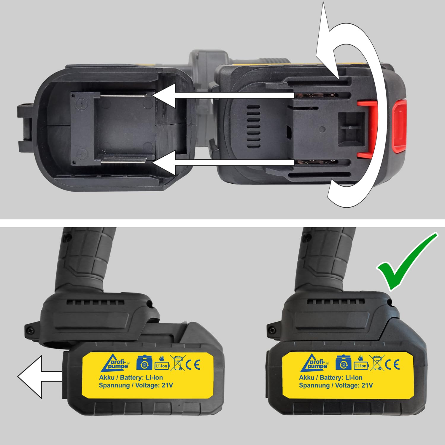 Fasspumpe 21V 450W Alu Diesel-Biodiesel-Heizölpumpe Umfüllpumpe Set Selbstansaugend