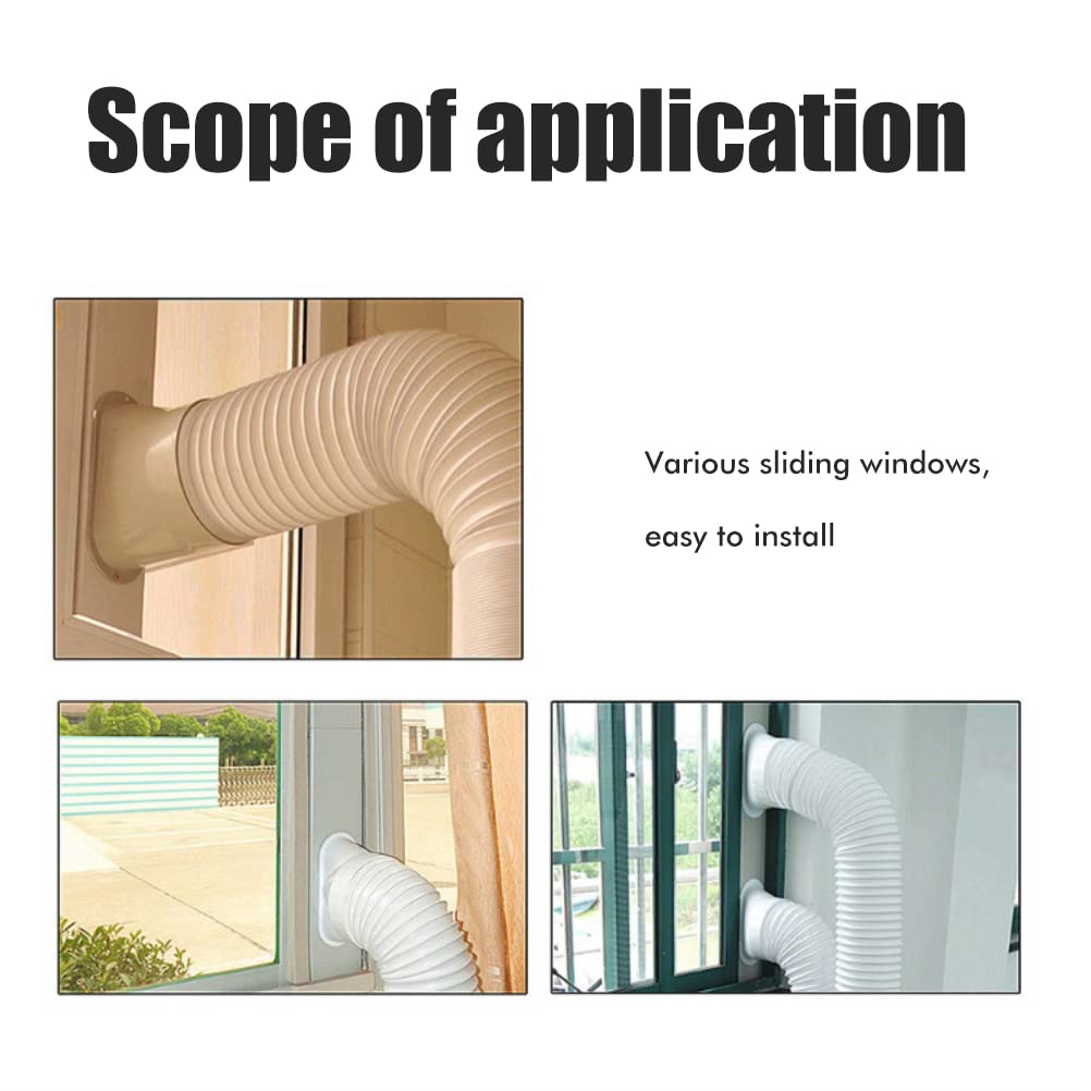 Placa de sellado de ventanas, aire acondicionado móvil, kit de ventana ajustable, aire acondicionado portátil, junta de ventana ajustable, ventilación AC