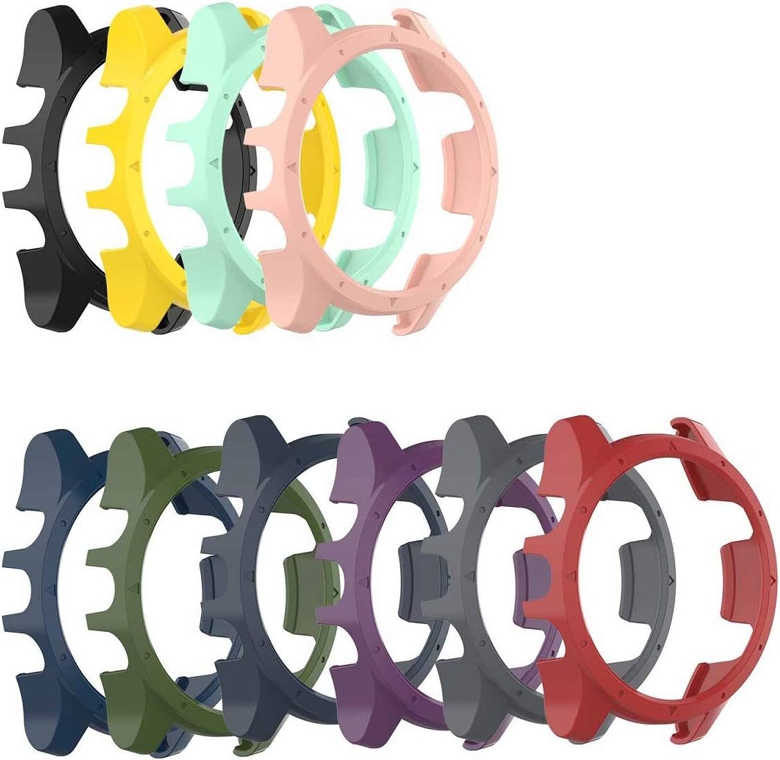 Compatible with Garmin Forerunner 935,945 Running Watch Case, Bezel Protectors Designed for FR 935 / FR 945 Covers PC Plated Bumper(10 Colors in a Pack)