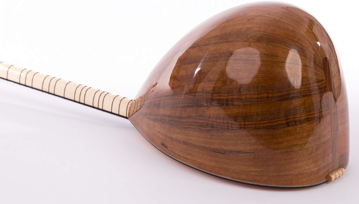 Turkish Long Neck Saz Selected Local Walnut - Superb Warm Sound with Ebony pegs