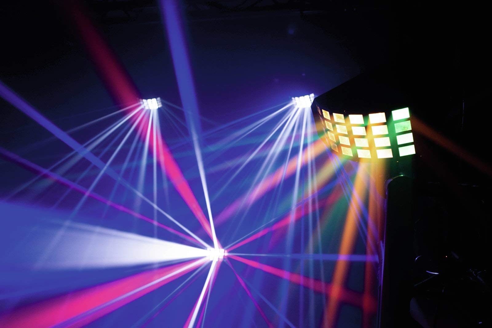 EUROLITE LED D-2000 Strahleneffekt | Extrem lichtstarker Derby mit 5 x 10-W-LED in R,G,B,A,W