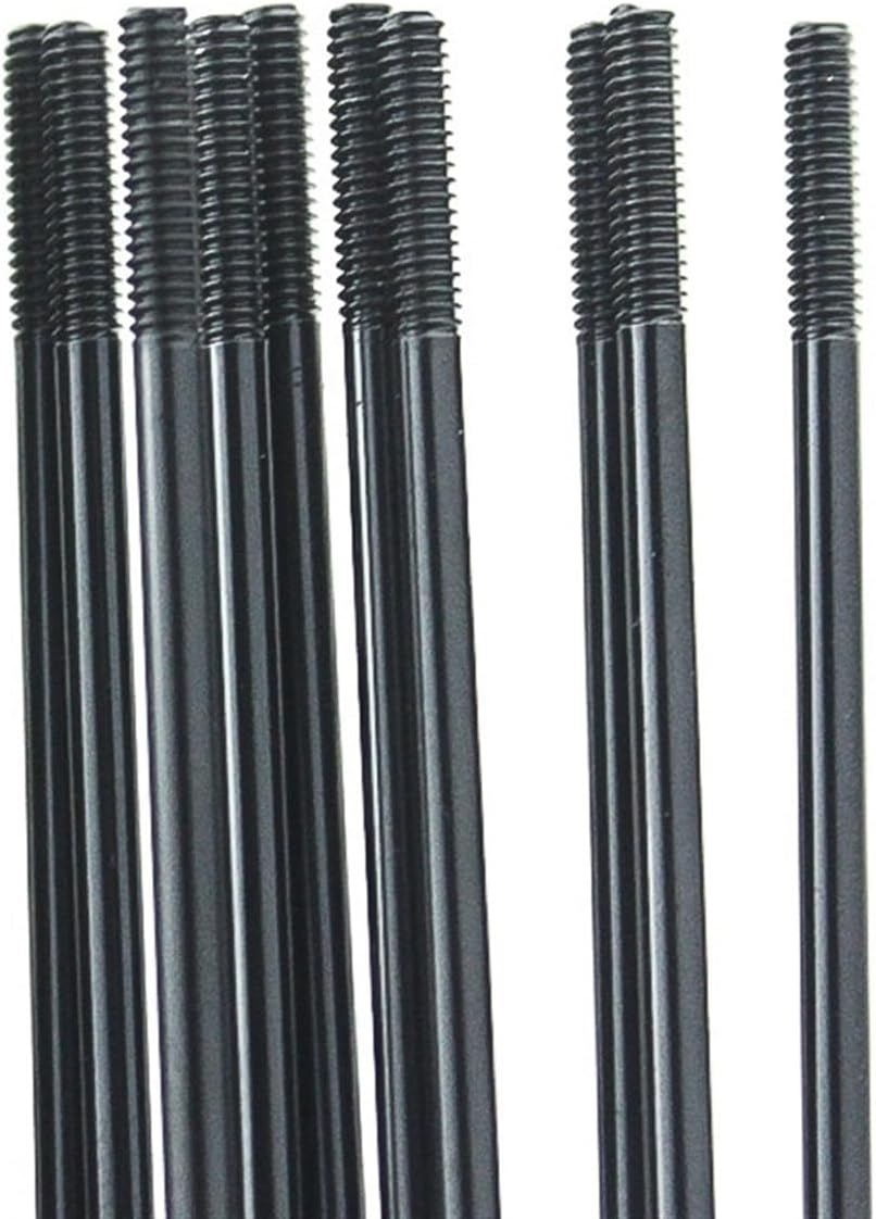 36Pcs Bicycles Stainless Steel Spokes High Strength 14G 2.0MM J Bend with Nipples/Road Bike Spokes170mm-300mm Bike Parts Cycling