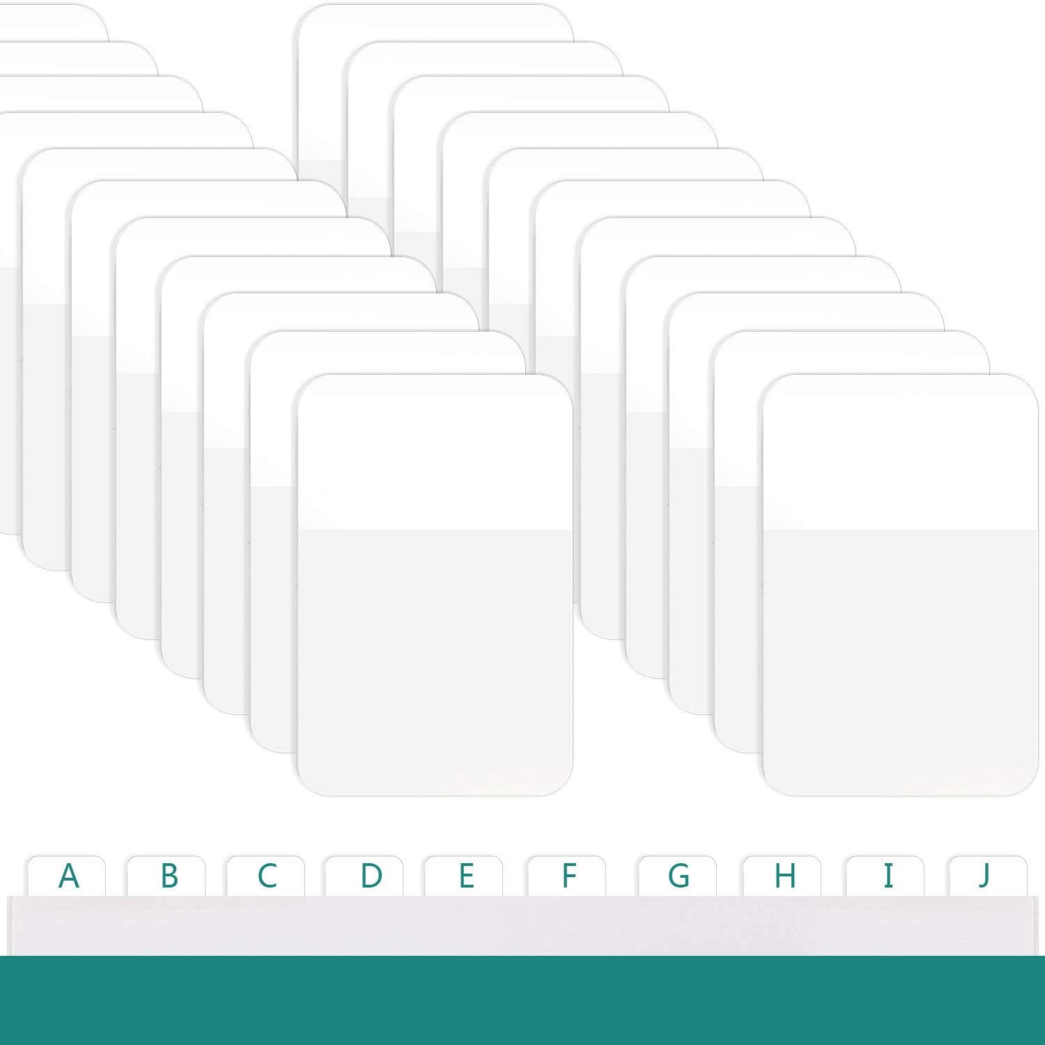 Sticky Index Tabs Page Marker Pop-up Page Flags Sticky Notes Tabs 1.6 x 1 Inch, White (1200 Pieces)