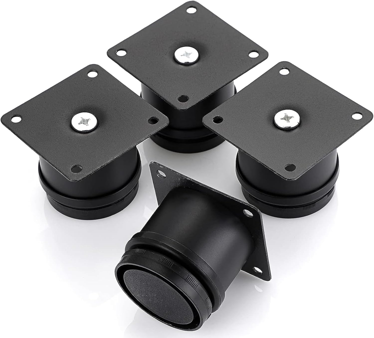 Sawanork Stainless Steel Furniture Legs, 4 Pack 2 Inch Metal