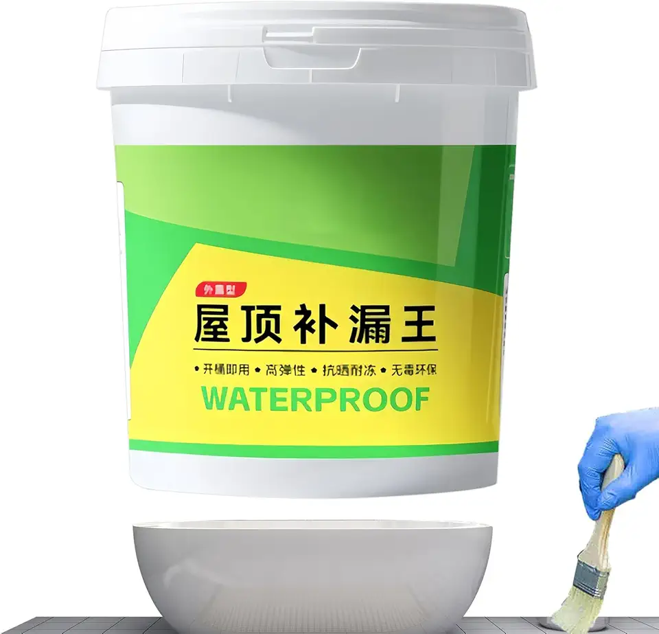 Poliuretano Impermeabilizante | 600g Agente de Reparação de Secagem Rápida para Fendas, Buracos e Vazamentos,Selante Impermeável,Para Concreto, Banheiro, Cozinha, Jardim E