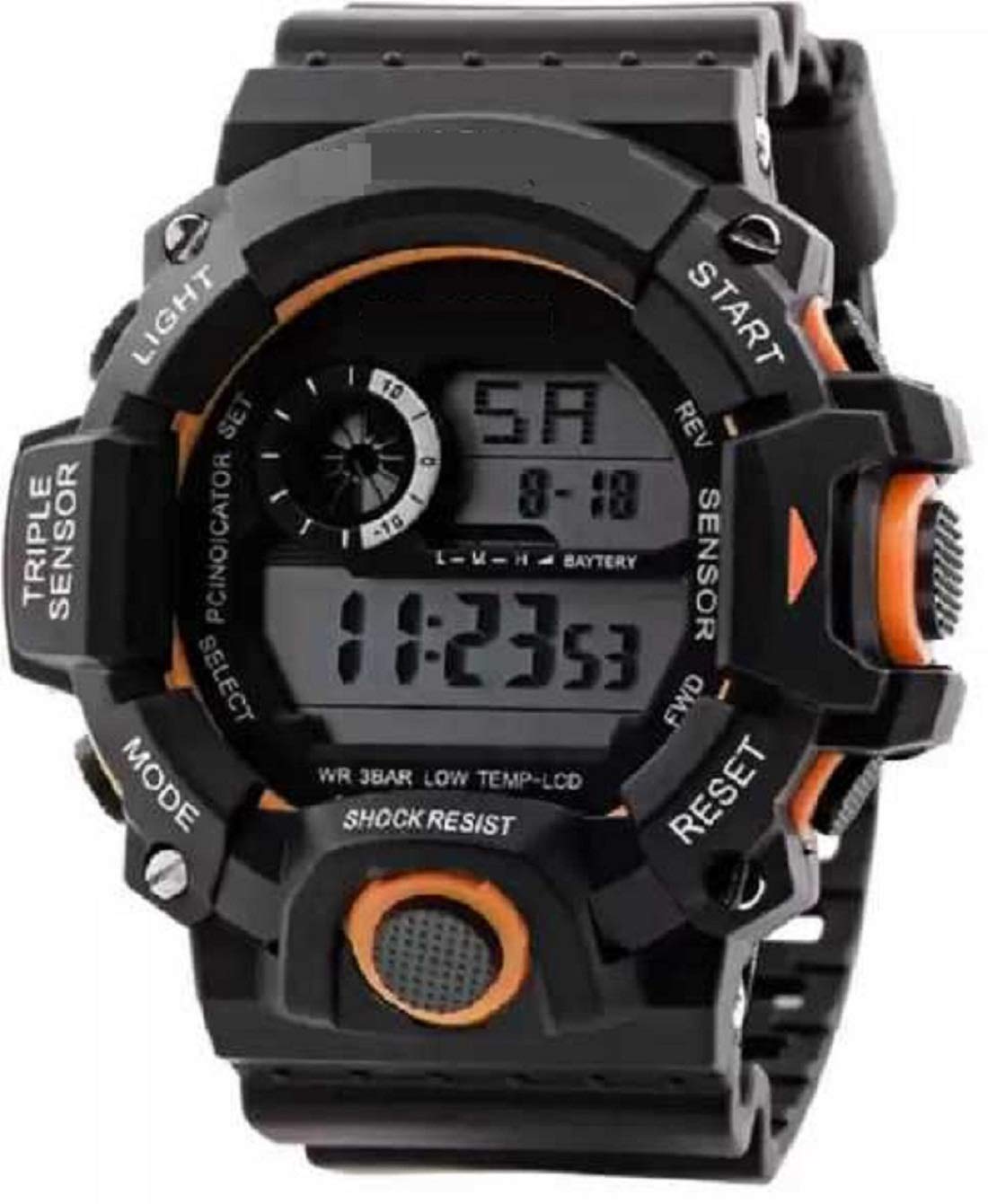 SELLORIA Digital Black Dial Silicone Digital Watch - for Boys (B08413C9QS) Amazon Price History, Amazon Price Tracker