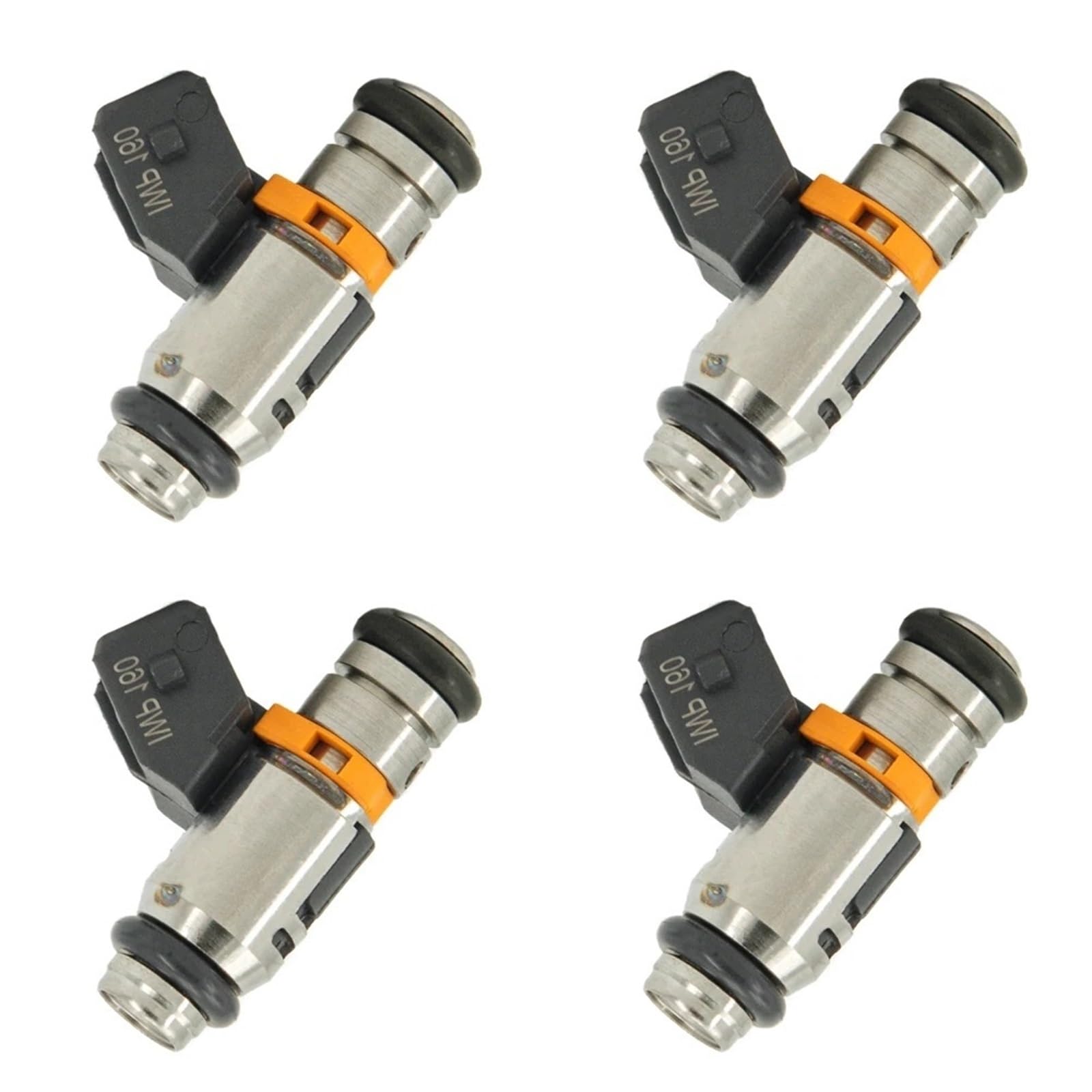 Fuel Injector Nozzle Fit for Fiat Grande Punto 1.2 07 R POJ 1.2/1.4 8V 500 1.2 8V MPI 50kW 4Pcs IWP160 Fuel Injector
