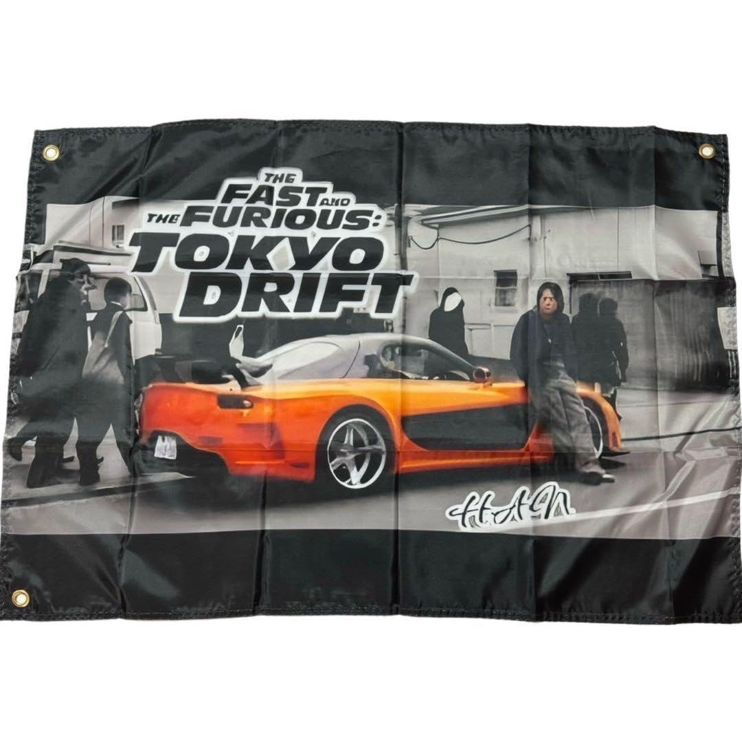 Amazon | フラッグ ワイルドスピード 東京 ドリフト ハン RX-7 FD3S