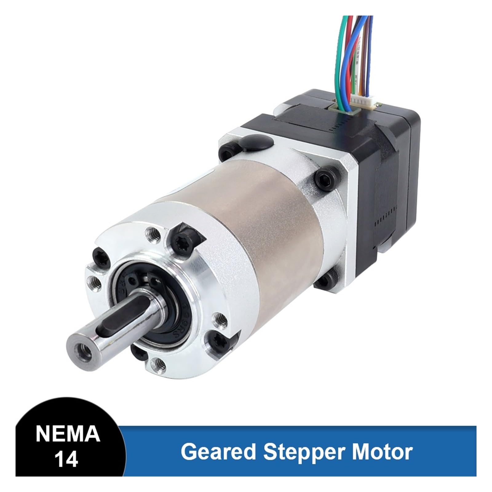 Nema 14 gear ratio 20:1 high precision gearbox stepper motor reducer with magnetic encoder