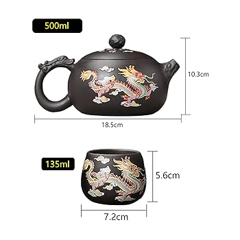 鳳凰　急須 Amazon | 和座の蔵 おしゃれ 九谷焼 急須 ポット 赤絵金彩鳳凰