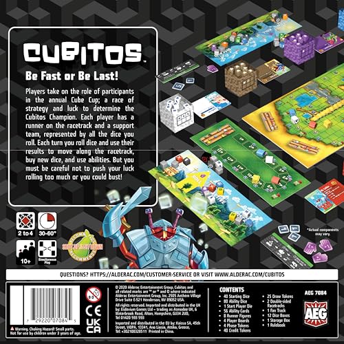 AEG Cubitos juego de mesa 2-4 jugadores 10+ años miniatura 2