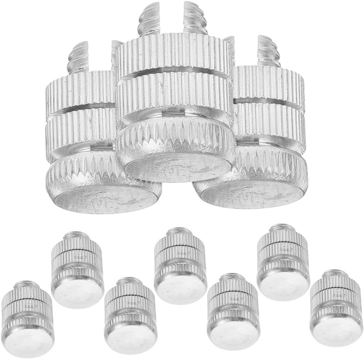 Gatuida 12pcs Electric Fence Connector Split Bolt Wire Clamp, Metal Wire-to-wire Connector for Electronic Fence, Suitable for Farm and Garden Containment Systems
