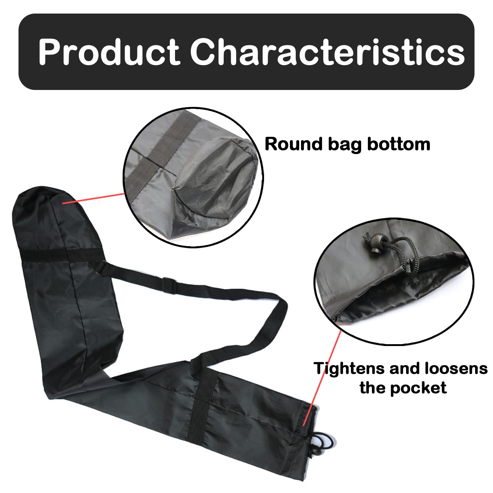 2 Pezzi Borsa Per Tappetino Yoga KASESSS - Sacca Impermeabile Con Tracolla Regolabile 23x130 Cm