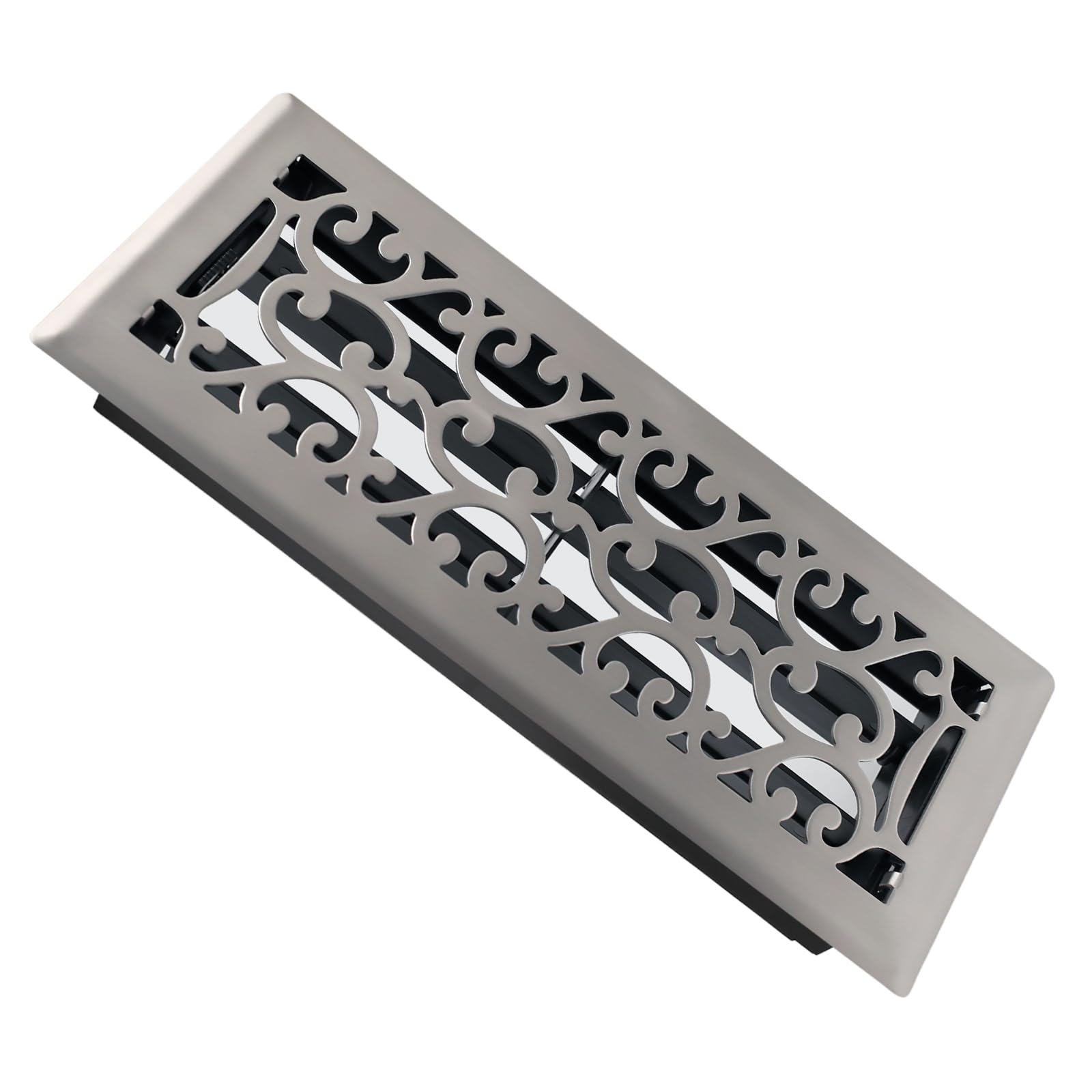 Grille d'aération réglable en acier robuste pour marcher dessus