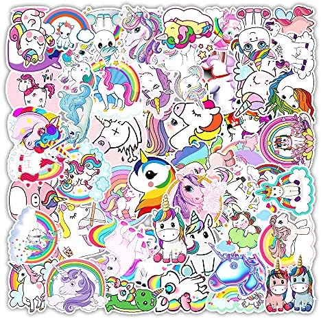 MARSFORCE Cute Cats Stickers, Gift for Kids Teen, Cool Waterproof Vinyl Decals for Laptop Water Bottles Skateboard Bike Car Helmet Travel Luggage Guitar Toy Phones DIY Party [50 PCS]