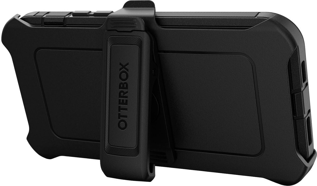 OtterBox Defender Series Screenless Edition Case for iPhone 14 Pro Max (Only) - Holster Clip Included - Microbial Defense Protection - Non-Retail Packaging - Black - Image 6