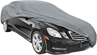 BDK Premium Custom Fit Car Cover for Mercedes-Benz E-Class, All-Weather Protection for Cars, UV Resistant Waterproof Scratch-Resistant, Single Layer Vehicle Cover for Outdoor & Indoor Coverage