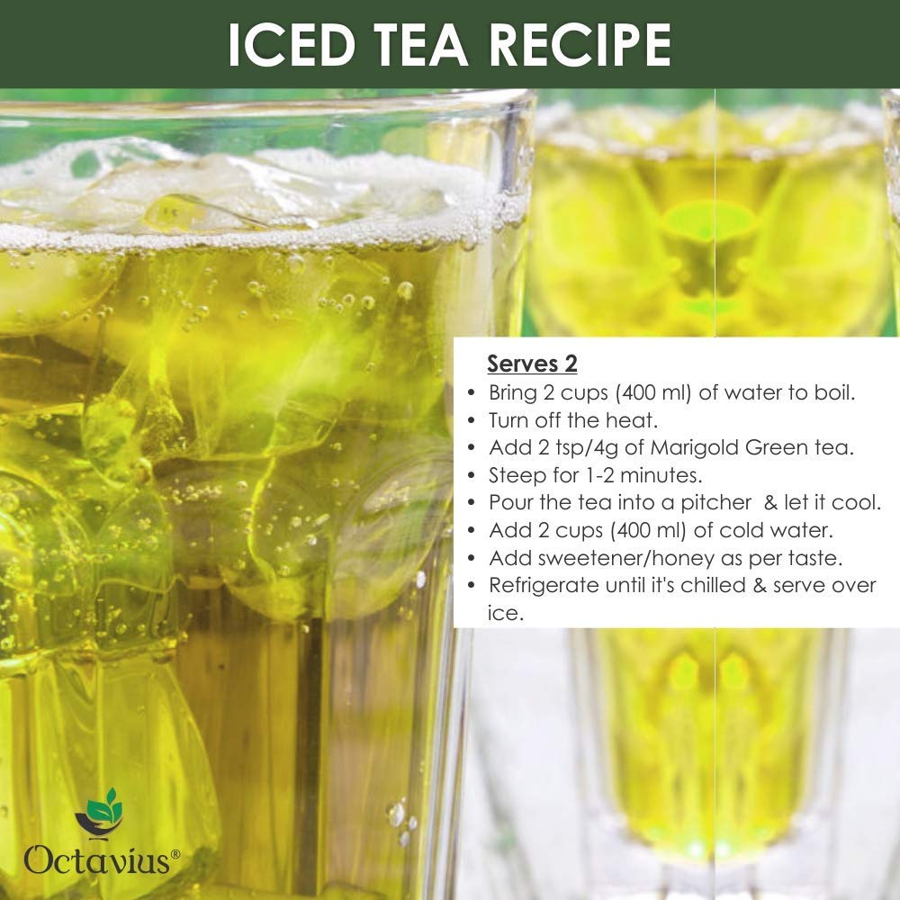 Octavius | Kashmiri Kahwa Green Tea - 100 Gm (50 Cups) | 100% Natural Ingredients | Loose Leaf | Saffron, Cinnamon Cardamom, Clove, Green Tea | Kahwa Tea | Spiced Chai | 100 Gm Box - Image 4 thumbnail