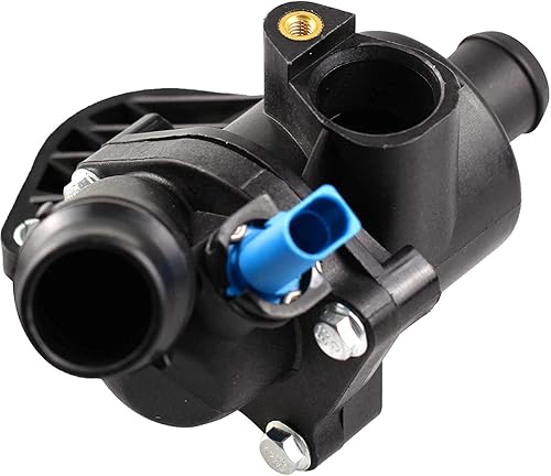 Conjunto de carcasa del termostato del refrigerante del motor Salida de agua con junta tórica de sensor para Audi A4 1.8L 2002-2006  Para Audi A4