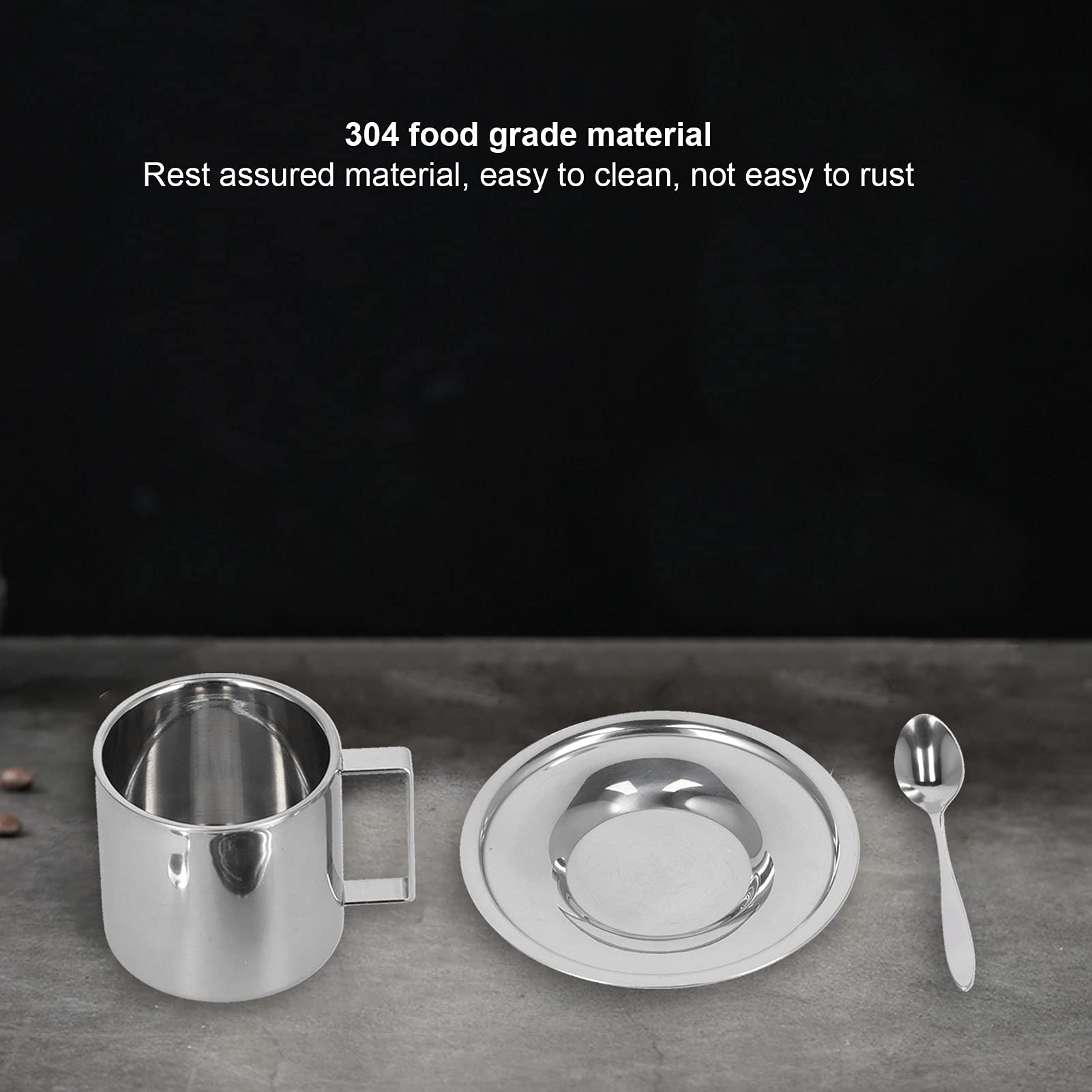 Plus - Geïsoleerde glazen mokken voor koffie en thee - Set van 2 stuks in 12 oz - Hoge