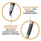 BIC GSFG11BK Round Stic Grip Xtra Comfort Ballpoint Pen, Black Ink, .8mm, Fine, Dozen – view 5