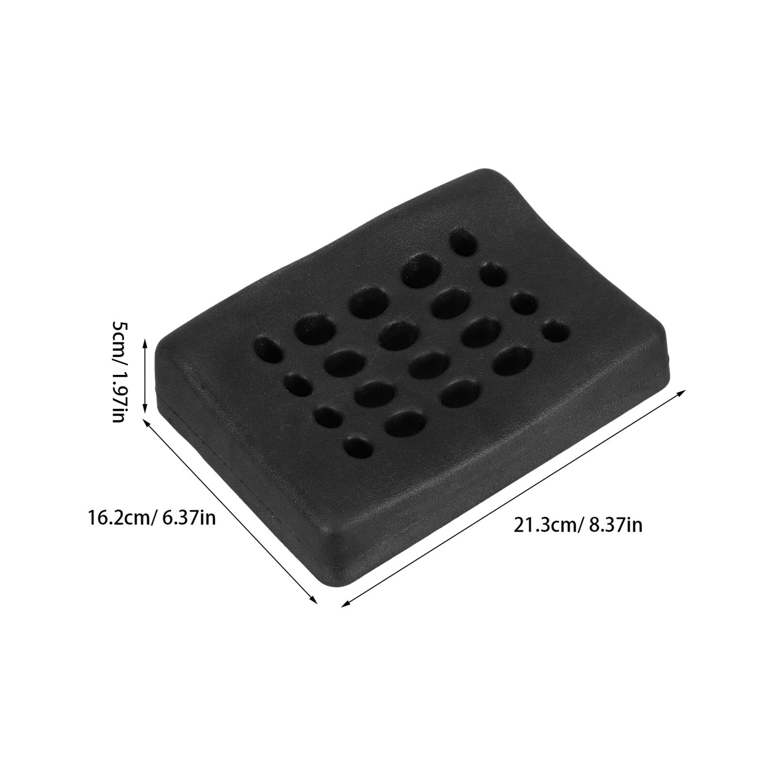 Cojín de Silicona para Lavabo de Champú Negro para Lavado | Ajuste Ergonómico, Limpieza Sencilla, Uso en Barbería y Spa, Pensado para Clientes y Dueños de Salón