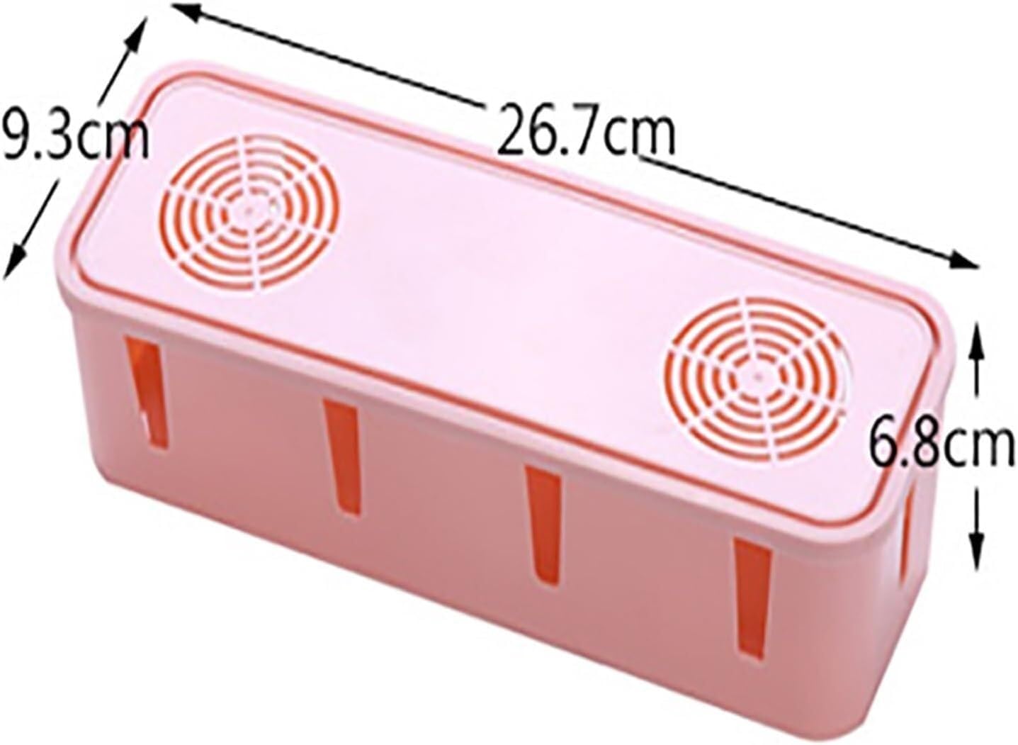 Caja de almacenamiento cables, organizador enchufes, gestión, caja línea red, seguridad